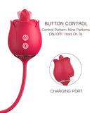Rose Ecstasy-vibrator for woman tongue licking clitoral