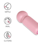 Noir Sphere Mini Wand Vibrator – Compact Silicone Massager with Powerful Vibration