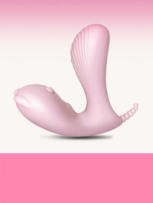 Vivid Curve Dual-Stimulation Wearable Vibrator – Silicone Rechargeable Toy with Remote Control