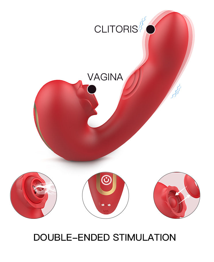 Rose ecstasy-Scarlet Sensation G-Spot & Clitoral Vibrator