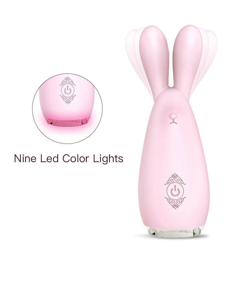 Pink Bunny Dual-Tip Vibrator – Soft Silicone Intimate Toy with Multi-Speed Vibration