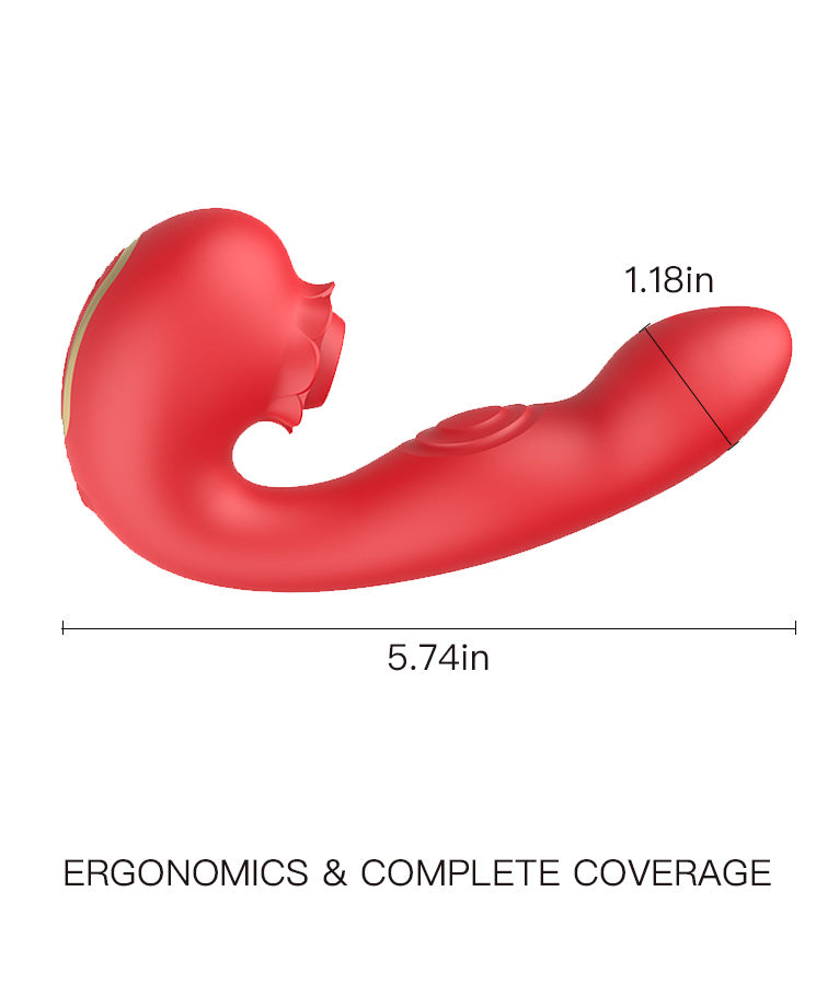 Rose ecstasy-Scarlet Sensation G-Spot & Clitoral Vibrator