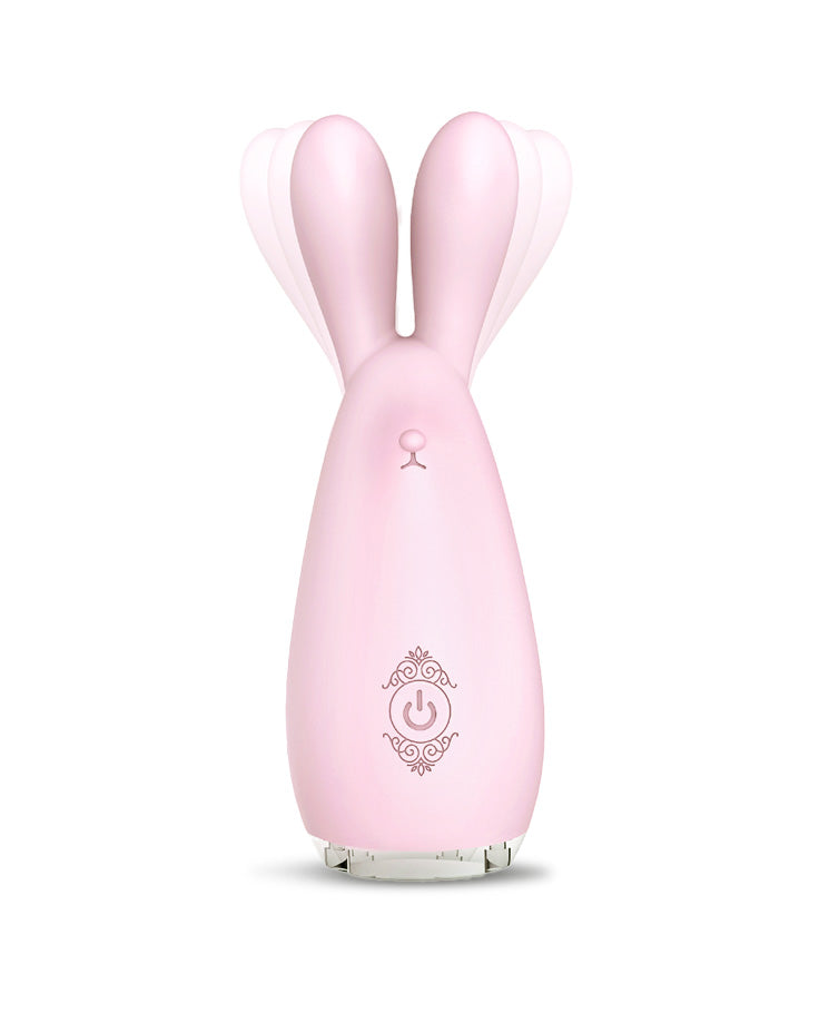Pink Bunny Dual-Tip Vibrator – Soft Silicone Intimate Toy with Multi-Speed Vibration