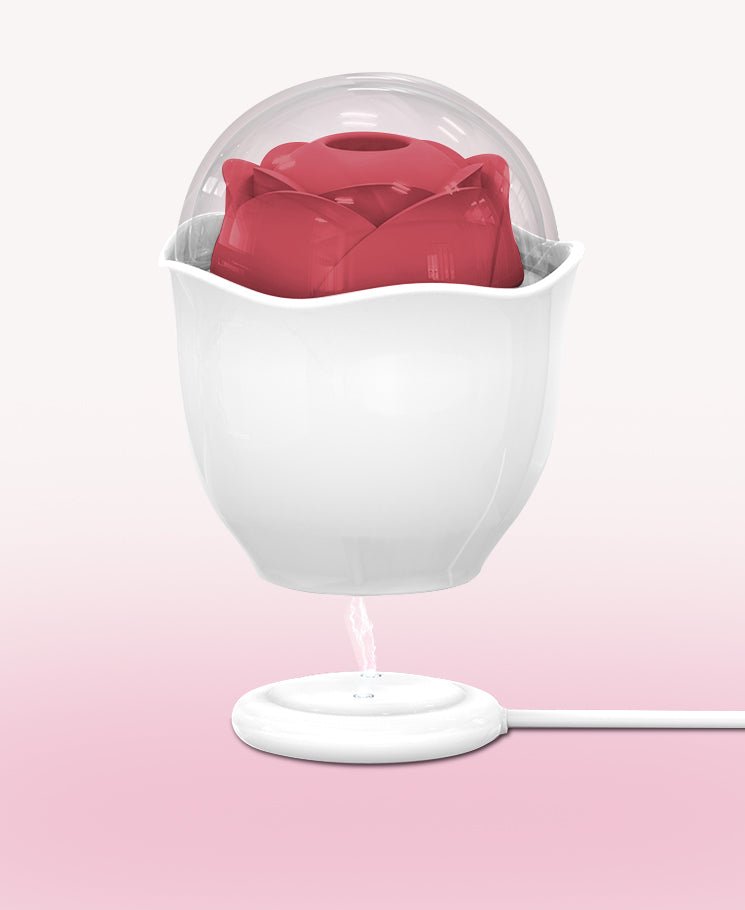 Bloom Bowl Rose Stimulator – Ergonomic Silicone Intimate Toy with Suction & Vibration