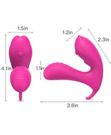 Vivid Curve Dual-Stimulation Wearable Vibrator – Silicone Rechargeable Toy with Remote Control