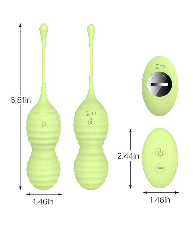 pink sculpt kegel ball  - textured silicone pelvic floor training set for - intimate wellness.