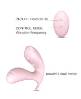 Vivid Curve Dual-Stimulation Wearable Vibrator – Silicone Rechargeable Toy with Remote Control