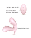 Vivid Curve Dual-Stimulation Wearable Vibrator – Silicone Rechargeable Toy with Remote Control