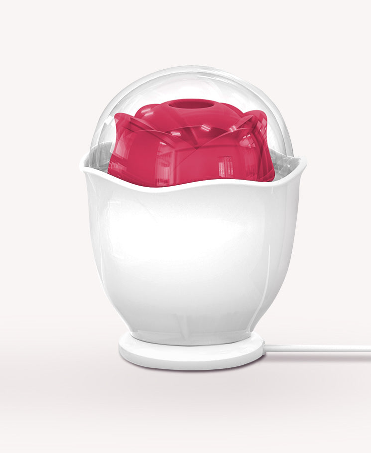 Bloom Bowl Rose Stimulator – Ergonomic Silicone Intimate Toy with Suction & Vibration