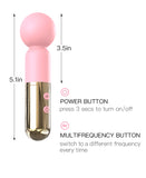 Blush Gold Lipstick Wand Vibrator