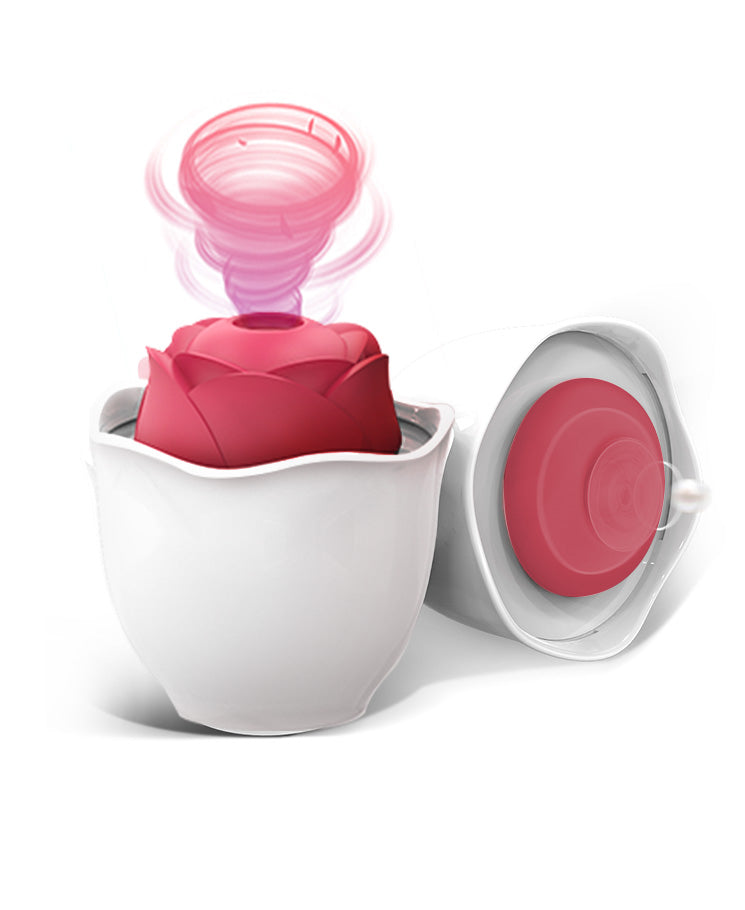 Bloom Bowl Rose Stimulator – Ergonomic Silicone Intimate Toy with Suction & Vibration