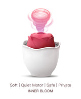 Bloom Bowl Rose Stimulator – Ergonomic Silicone Intimate Toy with Suction & Vibration