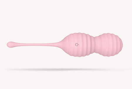 pink sculpt kegel ball  - textured silicone pelvic floor training set for - intimate wellness.
