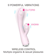 Dream Pink-Blush Bunny G-Spot & Clitoral Stimulator