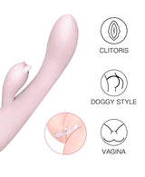 Dream Pink-Blush Bunny G-Spot & Clitoral Stimulator