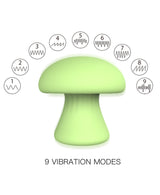 Pink Mushroom Wand Massager Attachment Set – Silicone Textured Heads for Customized Stimulation