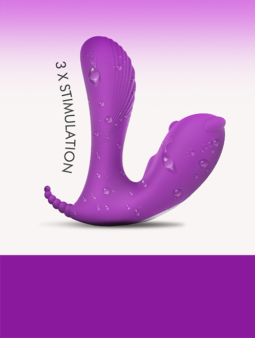 Slate Flex Retractable Bullet Vibrator – Silicone Thrusting Toy with Textured Grip & Multi-Speed Vibration