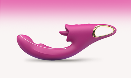 LuminaGleam Curved Vibrator Huo Luxury Collection