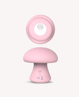 Pink Mushroom Wand Massager Attachment Set – Silicone Textured Heads for Customized Stimulation