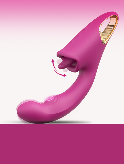 LuminaGleam Curved Vibrator Huo Luxury Collection