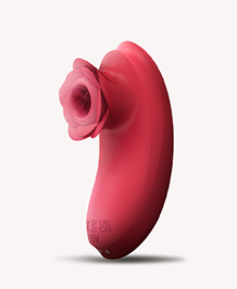 rose sucker- Ergonomic Silicone pleasure Toy with suction & Vibration