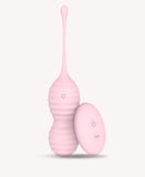 pink sculpt kegel ball  - textured silicone pelvic floor training set for - intimate wellness.