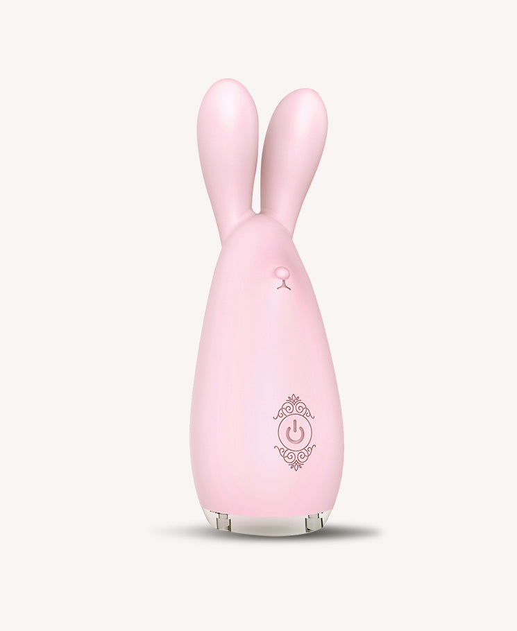 Pink Bunny Dual-Tip Vibrator – Soft Silicone Intimate Toy with Multi-Speed Vibration