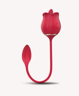 Rose ecstasy-vibrator for woman tongue licking clitoral