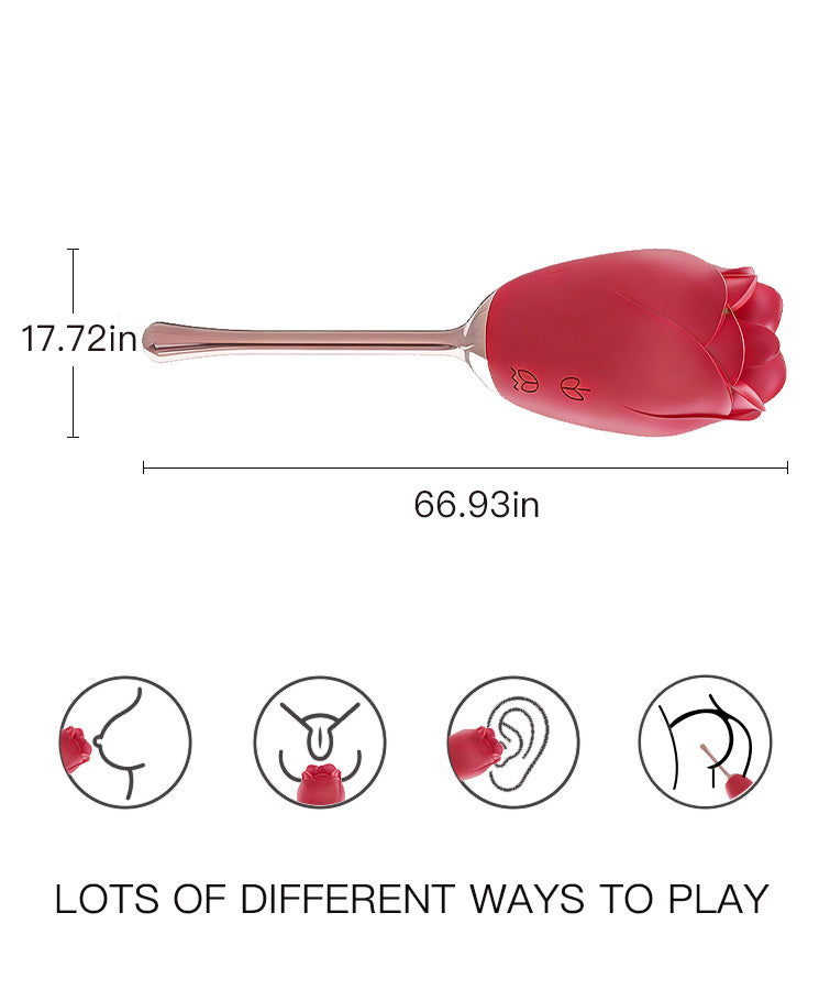 PetalThrill- Velet Rose Sensual Tongue licking roses