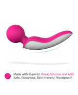 Rechargeable Purple Wand Massager for Clitoral Stimulation