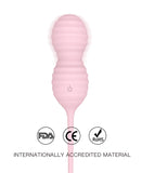 pink sculpt kegel ball  - textured silicone pelvic floor training set for - intimate wellness.