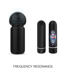 Noir Sphere Mini Wand Vibrator – Compact Silicone Massager with Powerful Vibration