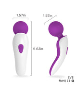 Rechargeable Purple Wand Massager for Clitoral Stimulation
