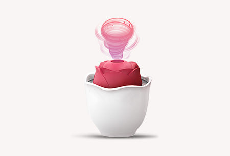 Bloom Bowl Rose Stimulator – Ergonomic Silicone Intimate Toy with Suction & Vibration