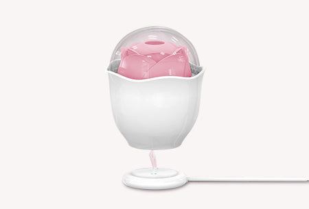 Bloom Bowl Pink  Rose Stimulator – Ergonomic Silicone Intimate Toy with Suction & Vibration