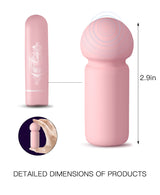 Noir Sphere Mini Wand Vibrator – Compact Silicone Massager with Powerful Vibration