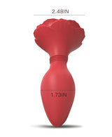 Rose ecstasy-Scarlet Rose Silicone Vibrator