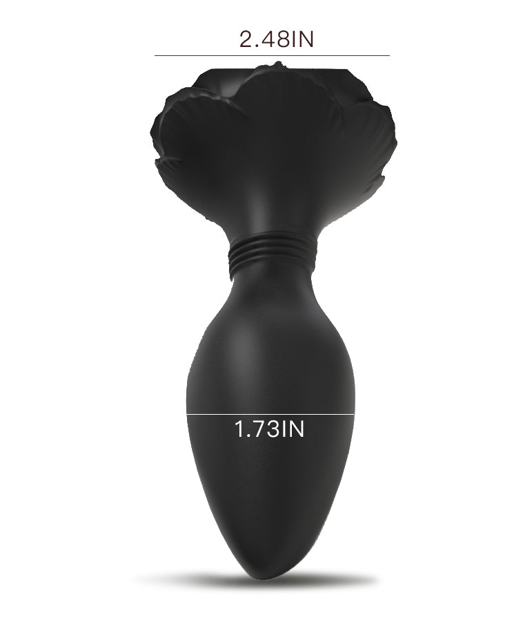 Rose ecstasy-Scarlet Rose Silicone Vibrator