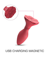 Rose ecstasy-Scarlet Rose Silicone Vibrator