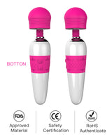 Slate Flex Retractable Bullet Vibrator – Silicone Thrusting Toy with Textured Grip & Multi-Speed Vibration