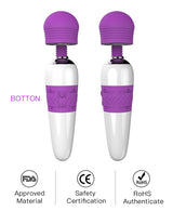 Slate Flex Retractable Bullet Vibrator – Silicone Thrusting Toy with Textured Grip & Multi-Speed Vibration