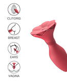Rose ecstasy-Scarlet Rose Silicone Vibrator