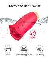 Red Rose Whisper Multi-Function Intimate Massager