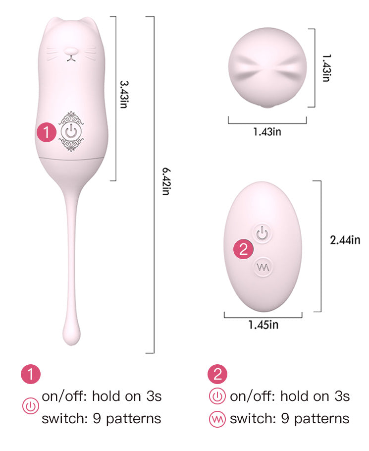 Dream Pink -  PurrCute Remote Intimate Egg