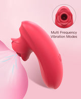 rose sucker- Ergonomic Silicone pleasure Toy with suction & Vibration