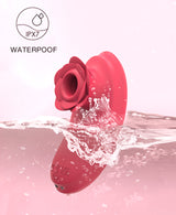 rose sucker- Ergonomic Silicone pleasure Toy with suction & Vibration
